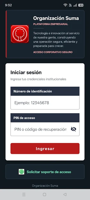 Organización Suma Screenshot 1