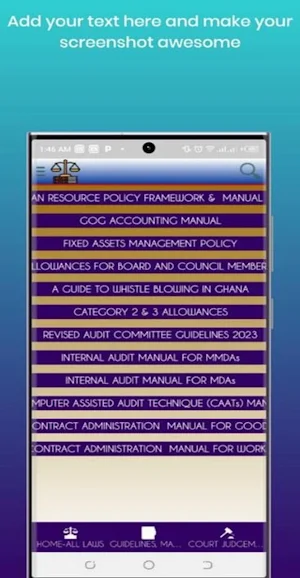 Ras Ghana Laws App Screenshot 3