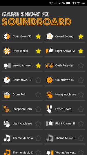 Game Show FX Soundboard Screenshot 2