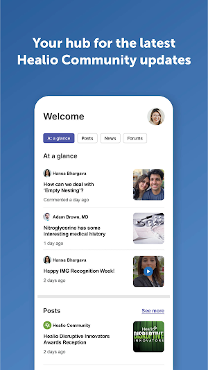 Healio Community Screenshot 2