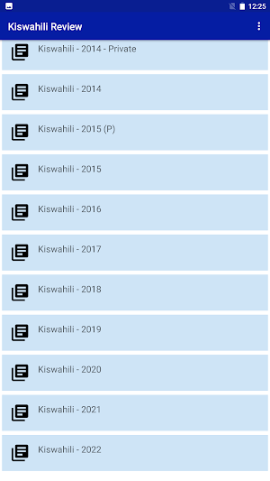 Kiswahili Necta Review O Level Screenshot 0