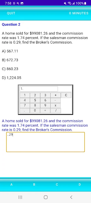 Test Exam Real Estate Review Screenshot 3