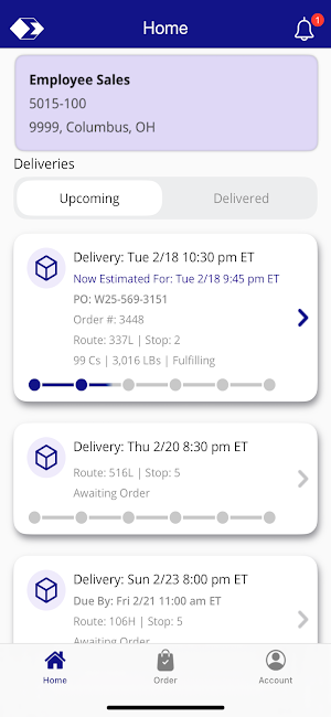 SYGMA Customer Screenshot 0