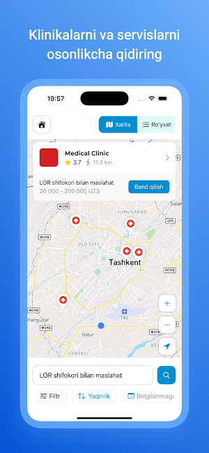 ClinicsPlus: explore clinics Screenshot 1