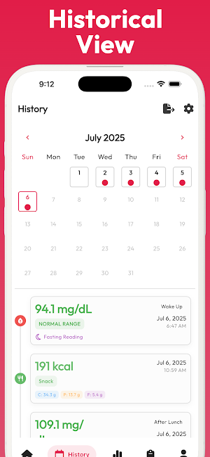 Gestational Diabetes Tracker° Screenshot 3