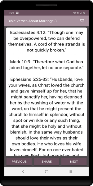Bible verse about marriage Screenshot 2