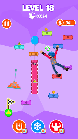 Mountain Climbing Man Game Screenshot 0