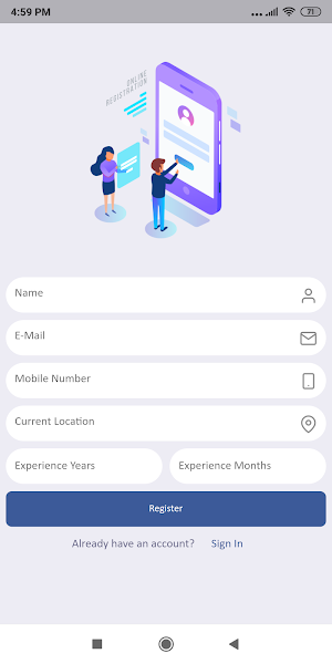 Sigma Job Portal Screenshot 0