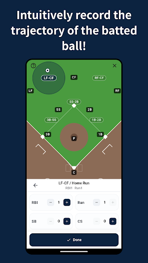 Baseball Batting Stats Screenshot 1