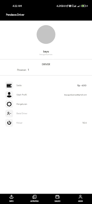 PENDAWAJEK DRIVER Screenshot 2