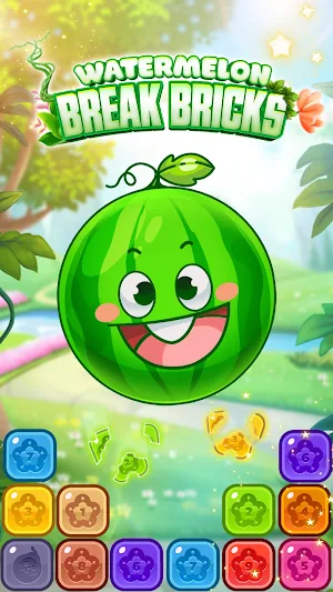 Watermelon Break Bricks Screenshot 3