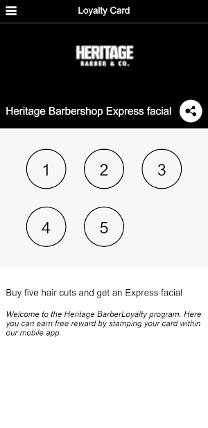 Heritage Barber and co Screenshot 1