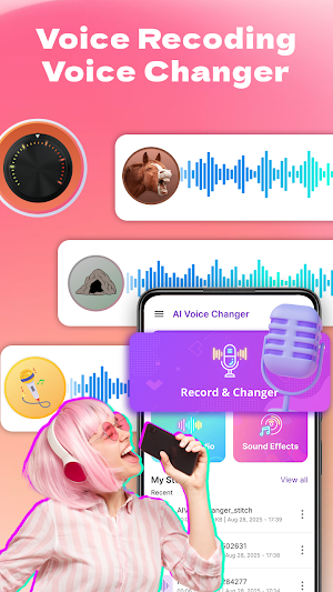 AI Voice Changer: Funny Sounds Screenshot 1