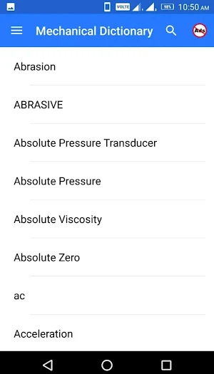 Mechanical Dictionary Pro Screenshot 1