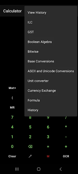 Calculator Screenshot 1