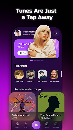 Music Player Galaxy S25 Screenshot 2