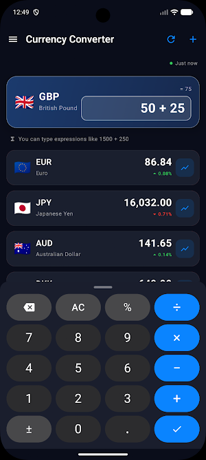 Currency Converter & FX-Rates Screenshot 2