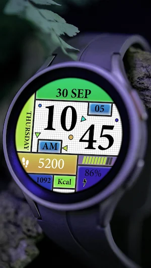 Sky geometry Watchface Screenshot 2