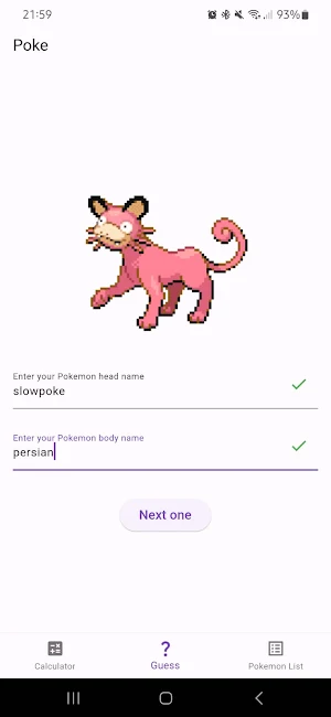 PokeInfinite Fusion Calculator Screenshot 2