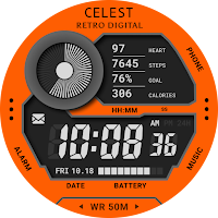 CELEST5537 Retro Digital Watch