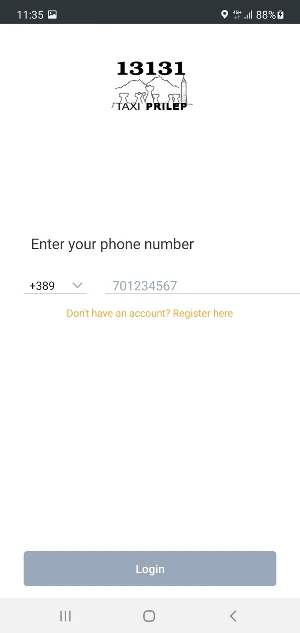 Taxi PRILEP Screenshot 0