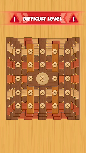 Wood Puzzle: Nut & Bolt Screw Screenshot 0