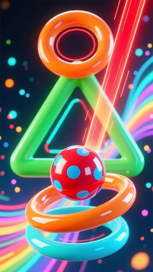 Colorful Rings Screenshot 1
