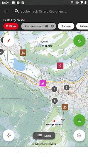 Naturfreunde Tourenportal Screenshot 1