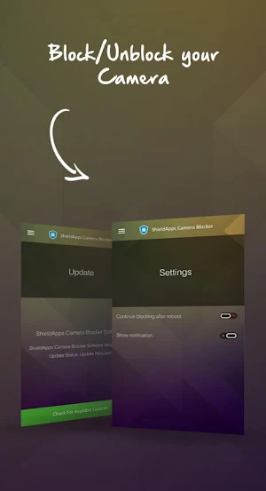 ShieldApps Camera Blocker Screenshot 1
