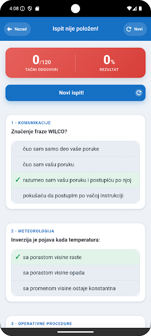 Kviz za ispit ULA - Srpski Screenshot 3