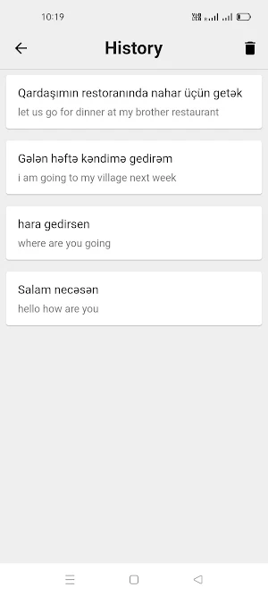 Azerbaijani English Translator Screenshot 2