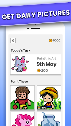 Pixel Art - Paint by Number Screenshot 1