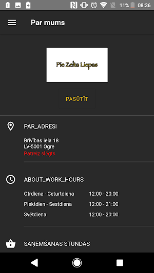 Pie Zelta Liepas DB Screenshot 3