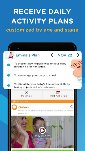 Kinedu: Baby Developmental Activities & Milestones Screenshot 1