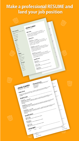 Resume Builder - CV Maker App Screenshot 2