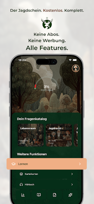 Jagdkompass: Jagdschein App Screenshot 0