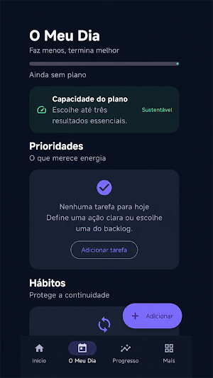 LifeOS: Agenda, Hábitos e Foco Screenshot 1