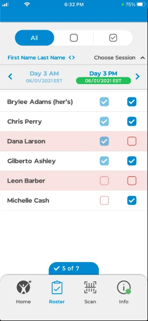AVID Roster Screenshot 2