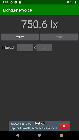 Light Meter Voice Screenshot 0