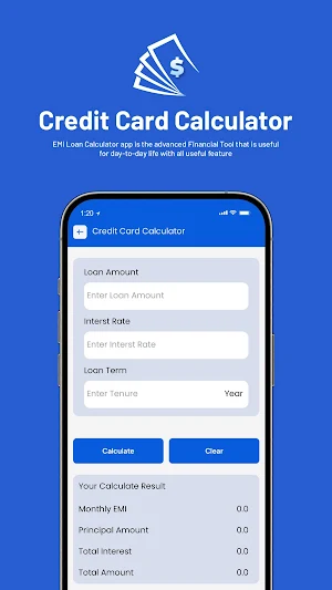 Loancash - EMI Loan Calculator Screenshot 3