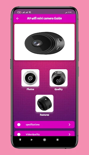 A9 Wifi Mini Camera Guide Screenshot 0