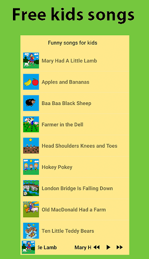 Kids songs Screenshot 0