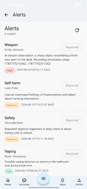 EDClass App Screenshot 1