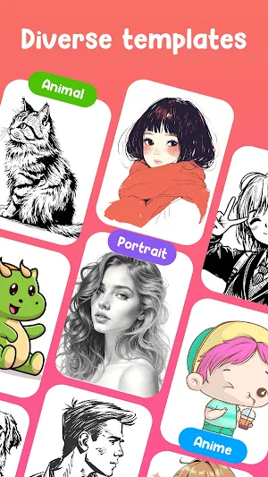 Timelapse Draw: Art Sketch Screenshot 1