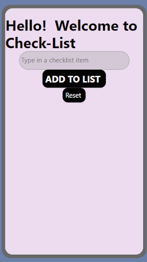 Check List Screenshot 2