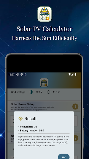 Solar Pv Calculator Screenshot 2