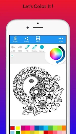 Henna Tattoo Coloring Book 2020 Screenshot 3