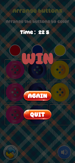 Arrange Clothes Buttons Screenshot 3