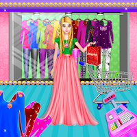 High School BFF At Shopping Mall: Clothing Spree