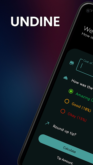 UNDINE — Tip Calculator Screenshot 0